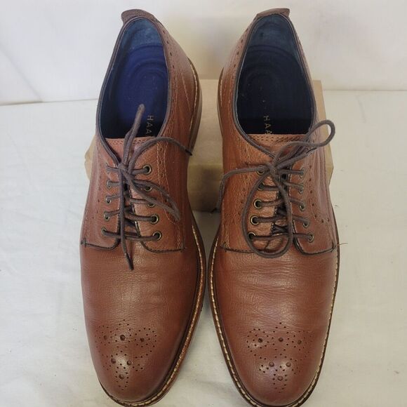 Cole Haan Size 8.5 Grand.OS Men’s Brown Leather Oxford Dress Shoes C25811 U J17 main image 7